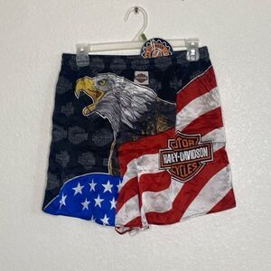 Harley Davidson Official Licensed Product Men’s 100% Silk Shorts Size L